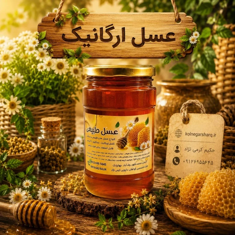 عسل ارگانیک 1 کیلویی